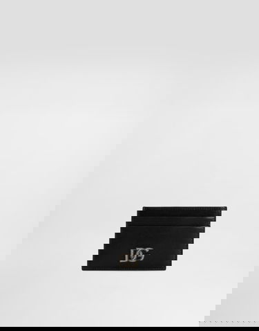 Plånbok Dolce & Gabbana Tempesta Calfskin Card Holder with DG Logo Svart | BP0330AU99480999, 3