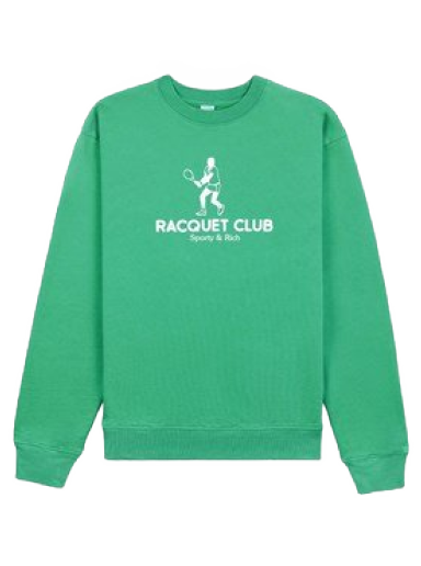 Sweatshirt Sporty & Rich Racquet Club Crewneck Grön | CR654GS