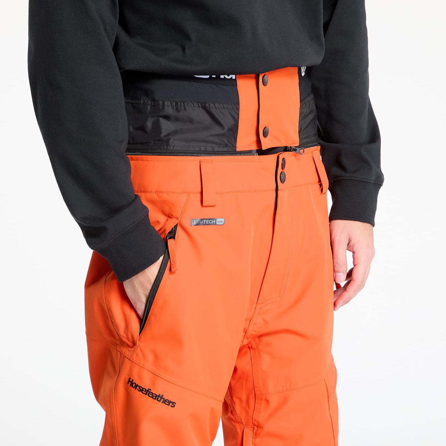 Byxor Horsefeathers Horsefeathers Charger Snowboard Pants Orange | OM298P, 1