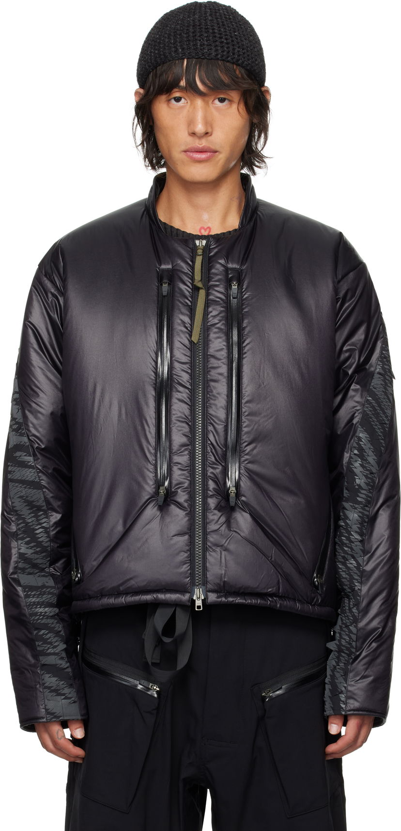 Pufferjacka Acronym ACRONYM J14-PX Bomber Jacket Svart | J14-PX