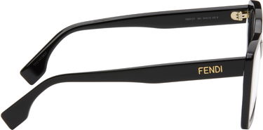 Solglasögon FENDI Lettering Rectangle Glasses Svart | FE50127IW54001 192337228438, 1