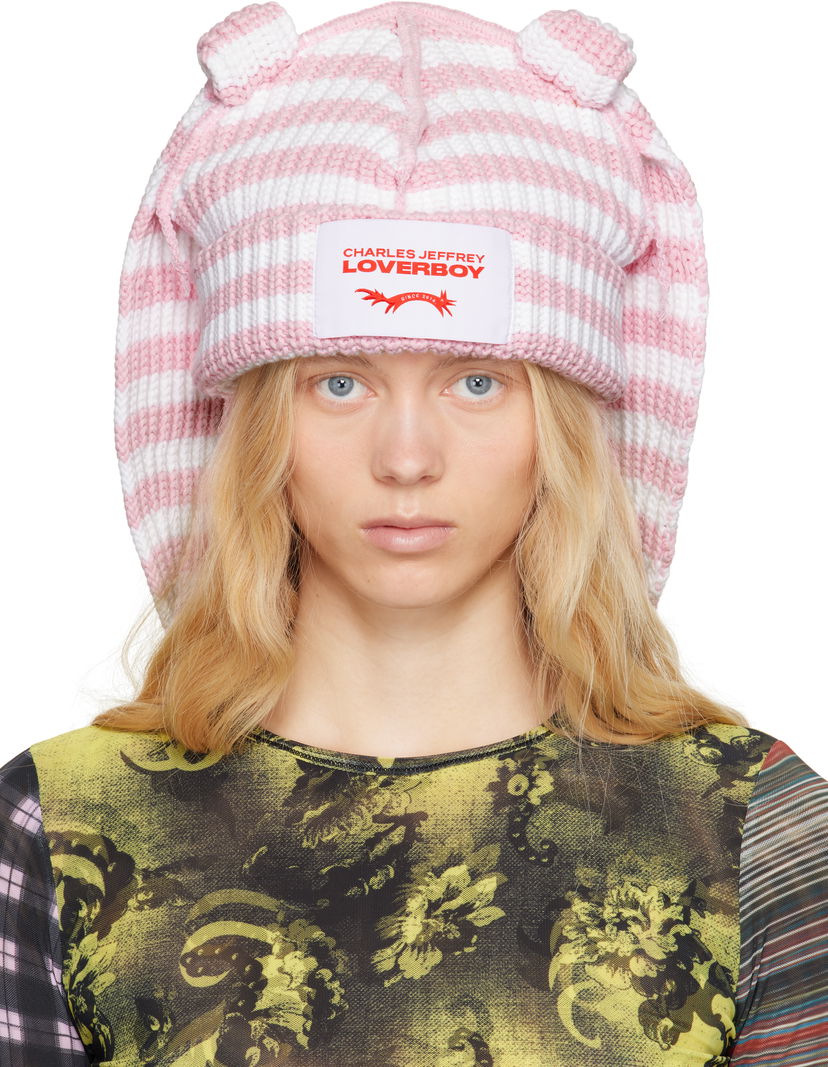 Mössa Charles Jeffrey Loverboy Charles Jeffrey LOVERBOY Chunky Rabbit Beanie Rosa | 54131502