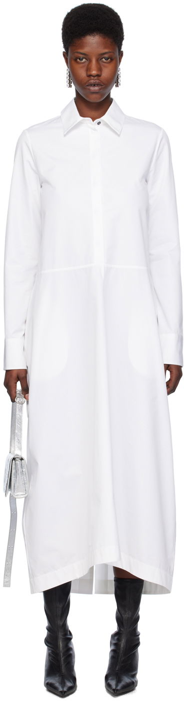 Klä Jil Sander Dress Vit | J04CT0005_J45002