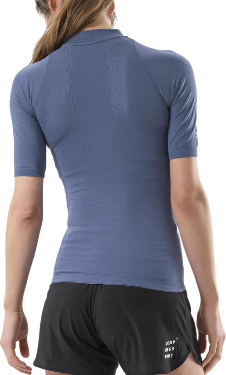 T-shirt Compressport Trail Racing Postural Short Sleeve Top Blå | atsw4915134, 1