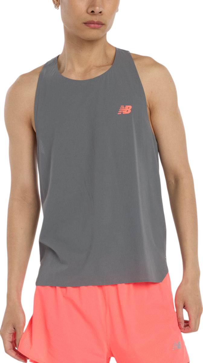 Linne New Balance New Balance Race Day Ultra Light Singlet Grå | mt51205-urr