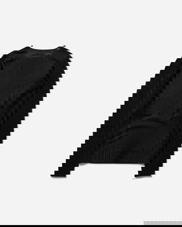 T-shirt Jean Paul Gaultier Jean Paul Gaultier Morphing Pinstripes Top Svart | 2431FTO230-T570 0000, 2