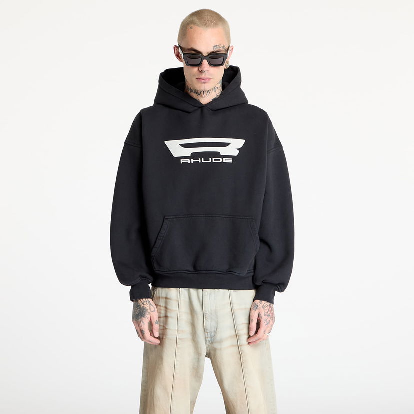 Sweatshirt Rhude Rhude Campione Hoodie Svart | RHSS25HO070122306