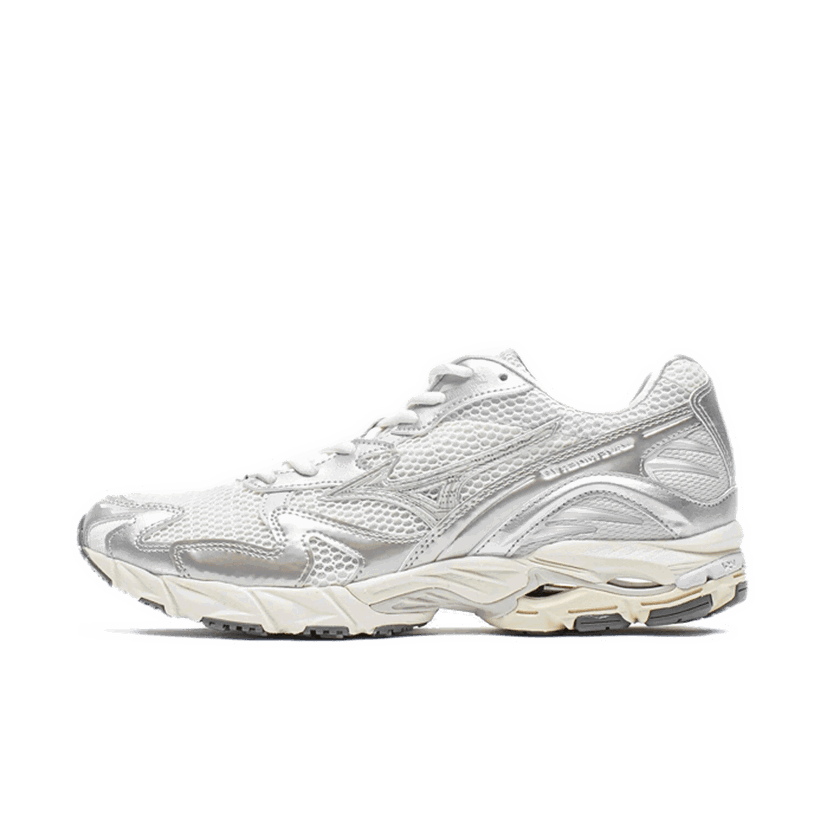 Löpning Mizuno Wave Rider Metallic Pack 2 "White Sand" Metallisk | D1GA243104