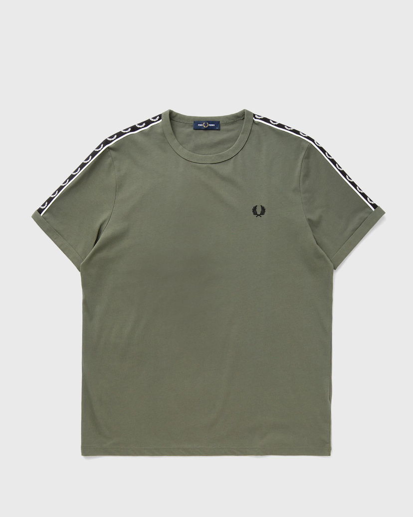 T-shirt Fred Perry Contrast Taping T-Shirt Grön | M4613-Z50