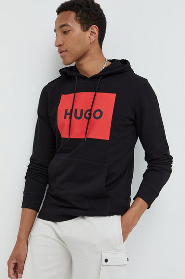 Sweatshirt BOSS HUGO Cotton Svart | 50473168, 0
