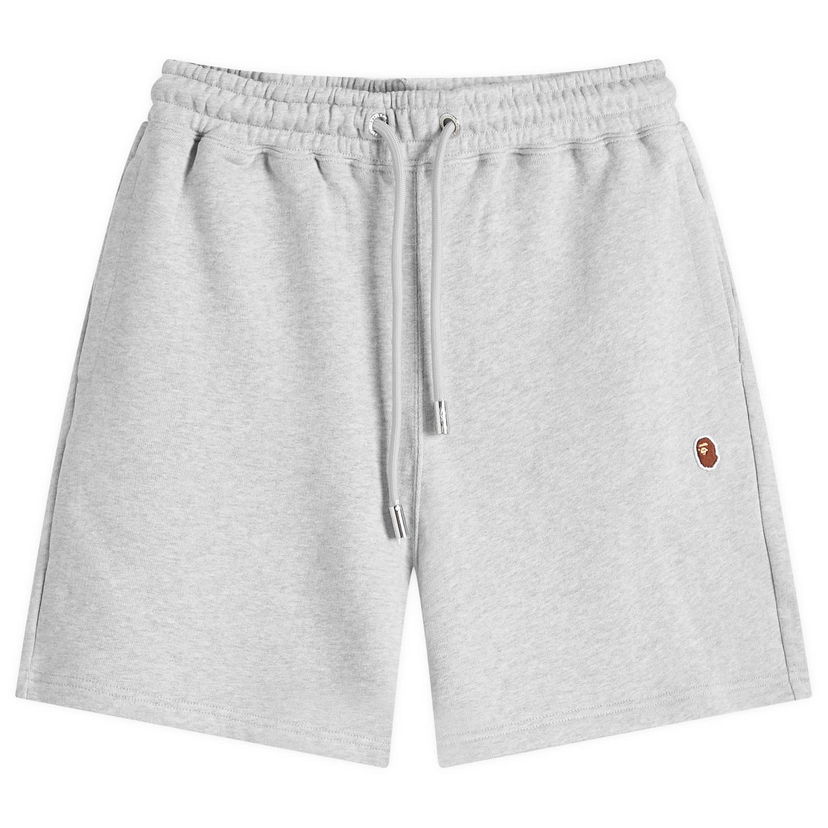 Shorts BAPE A Bathing Ape One Point Sweat Short Grå | 001SPK301307M-GRY