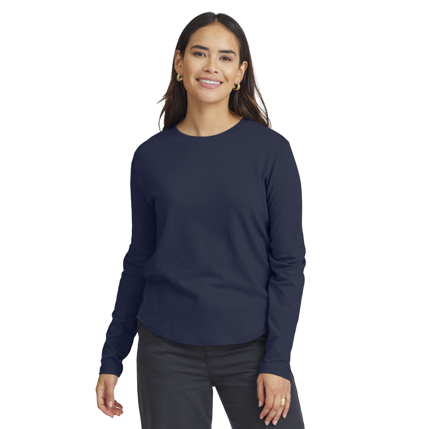 T-shirt Allbirds Merino Wool Long Sleeve T-Shirt, Size XS Mörkblå | A12115W, 0