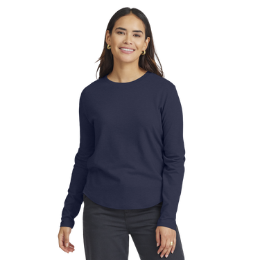 T-shirt Allbirds Merino Wool Long Sleeve T-Shirt, Size XS Mörkblå | A12115W, 0