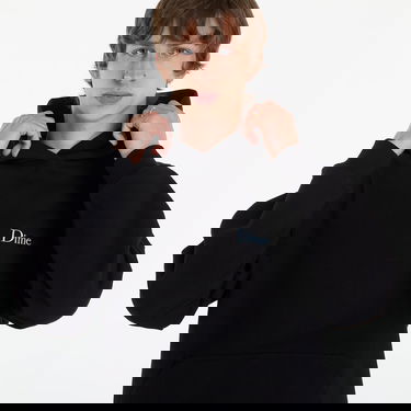 Sweatshirt Dime Classic Small Logo Hoodie Black Svart | DIMESP24D29BLK, 4