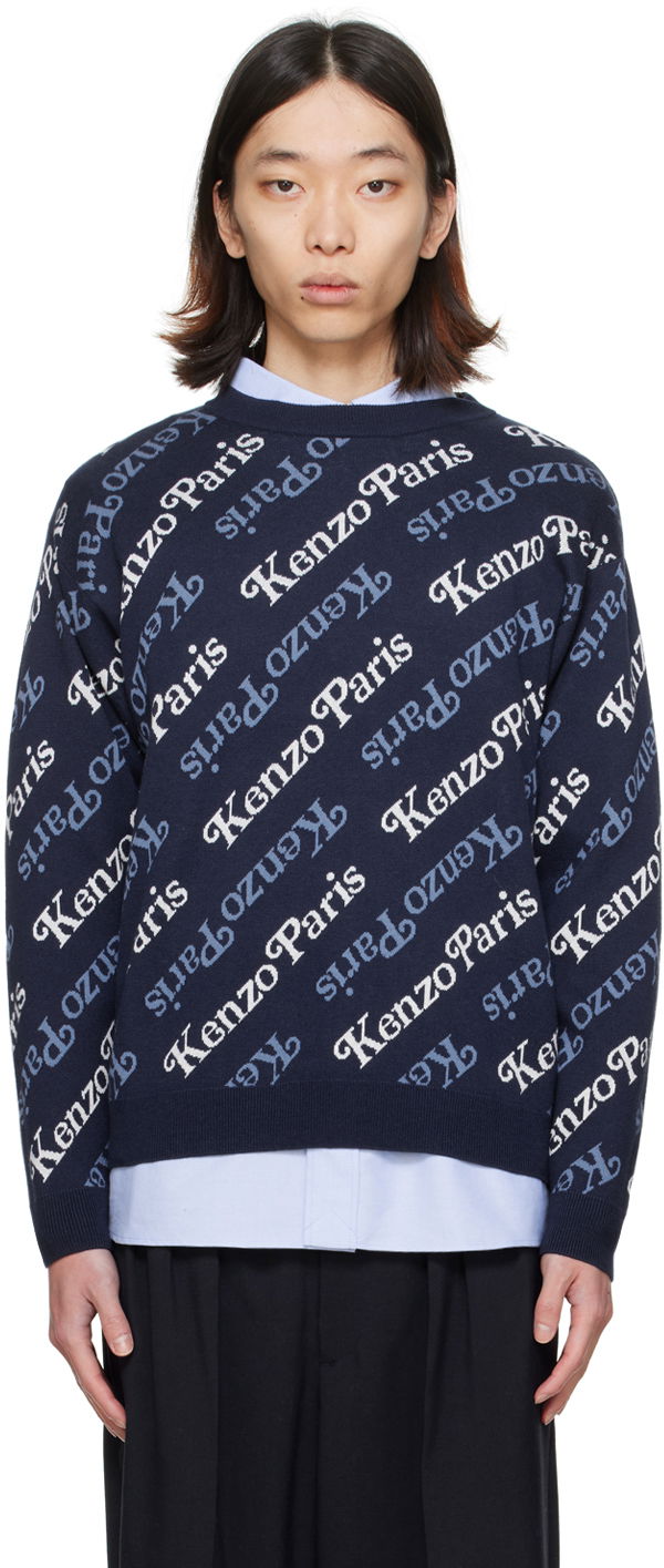 Sweater KENZO Paris VERDY x Sweater Mörkblå | FE55PU4573CB