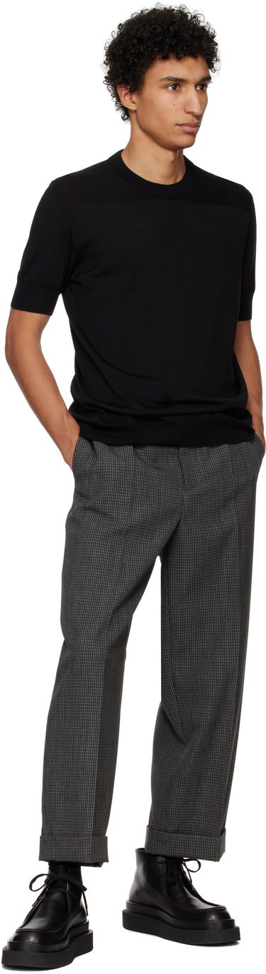 T-shirt Jil Sander Jil Sander Virgin Wool T-Shirt Svart | J22GC0104_J14610, 3