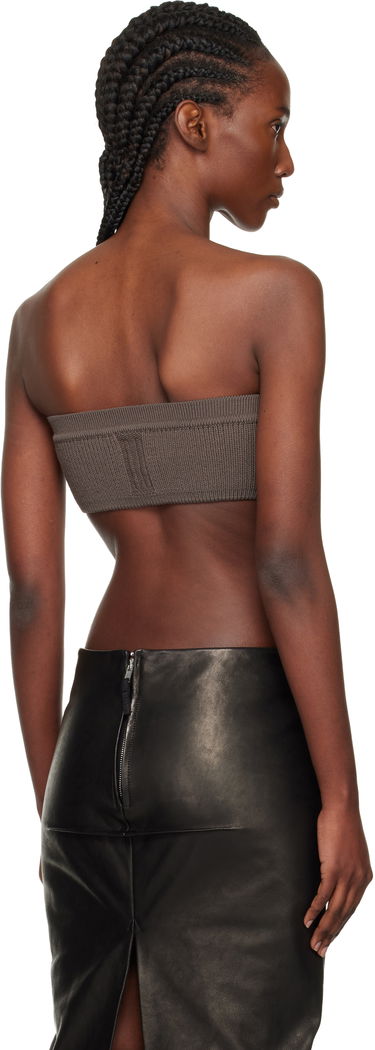 Crop top Rick Owens Rick Owens Concordians Slim Bandeau Top Grå | RO02E4673 KWVMH, 2