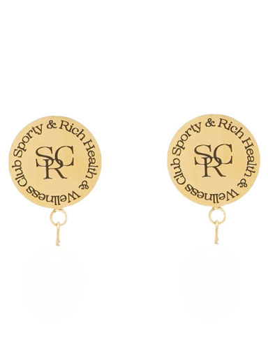 Örhängen Sporty & Rich SRHWC Pearl & Bead Earrings Metallisk | AC461-PE