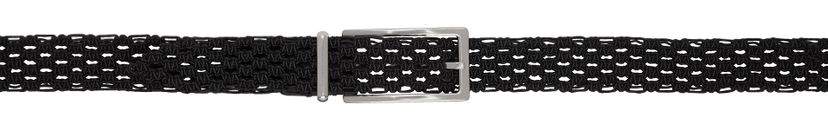 Bälten Bottega Veneta Bottega Veneta Macramé Belt Svart | 652903 V0HR1