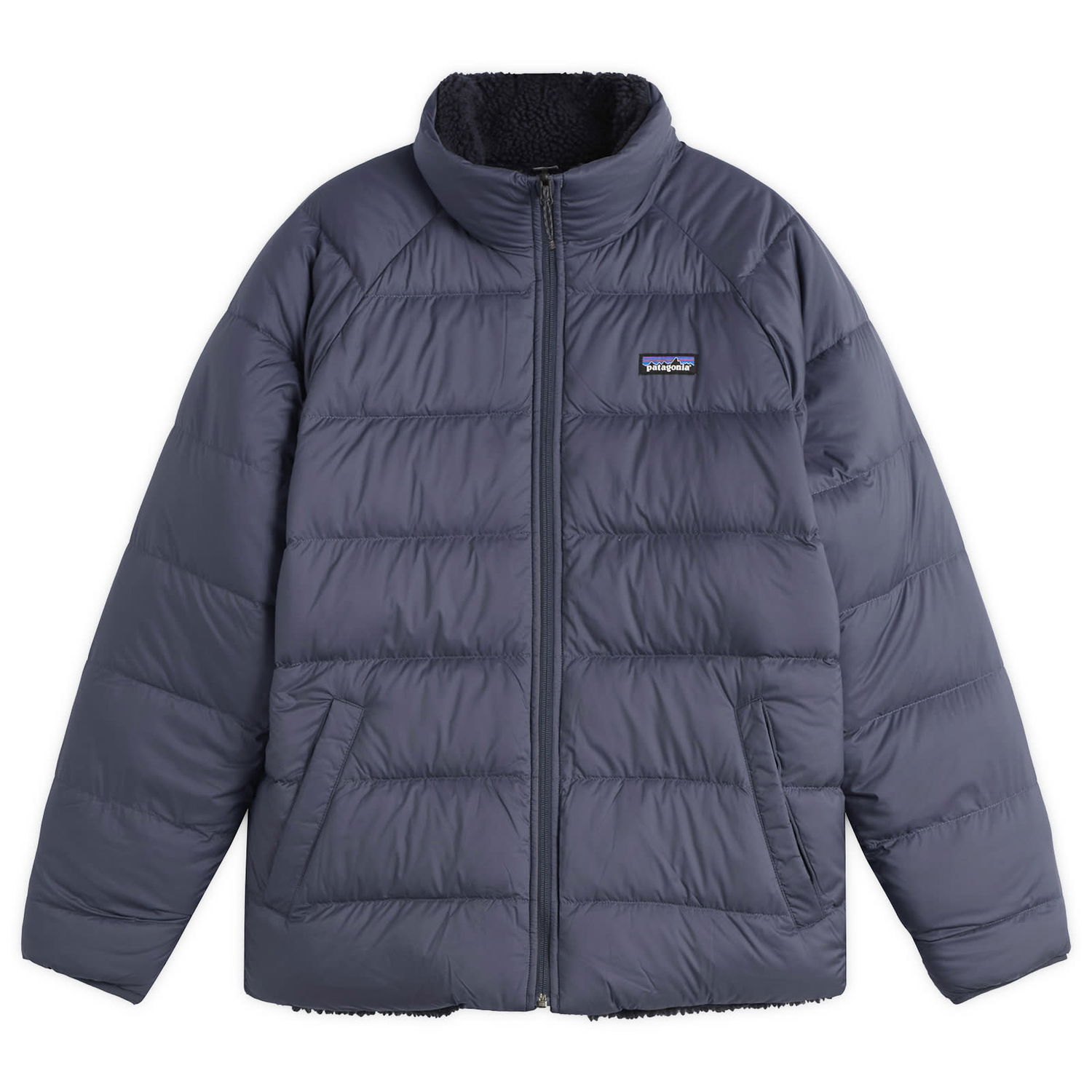 Pufferjacka Patagonia Reversible Silent Down Jacket Blå | 20670-SMDB, 1