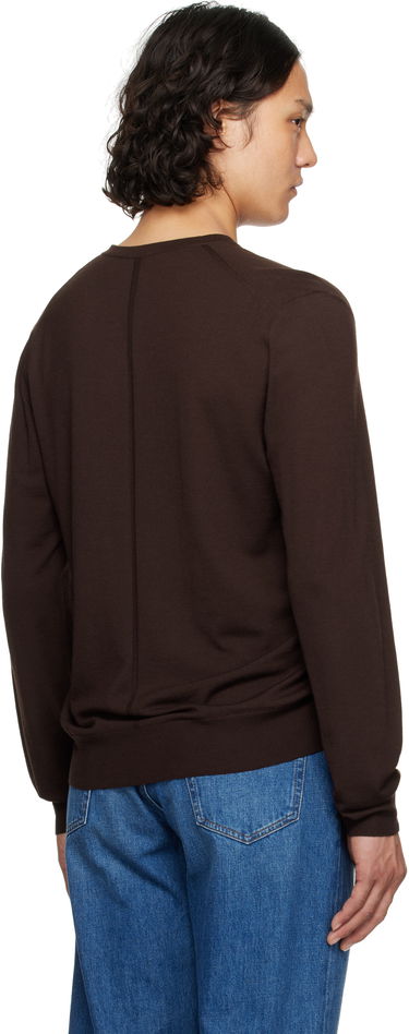 Sweater The Row The Row Dimarco V-Neck Sweater Brun | 917-Y590, 2