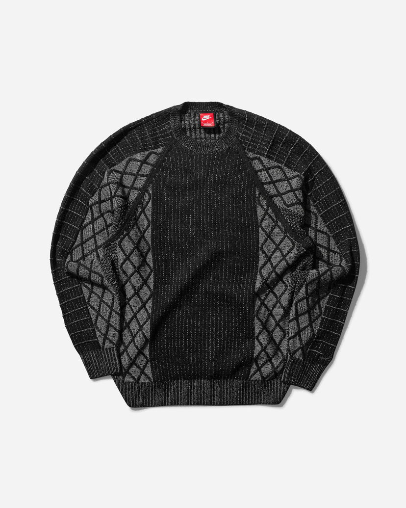 Sweater Nike Tech Crewneck Sweater Svart | FZ7562-010