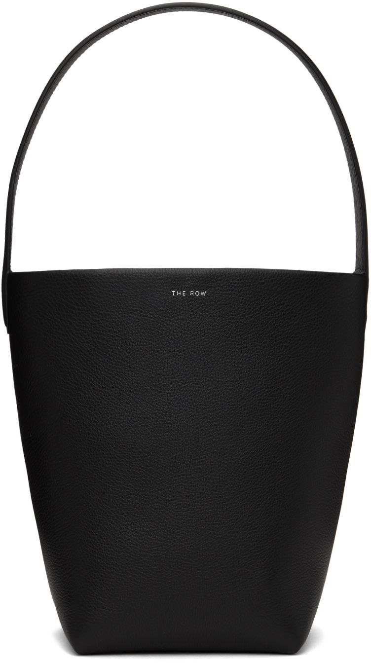 Tygpåse The Row Small Leather Bucket Bag Svart | W1314-L129