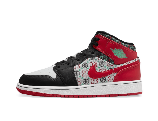 Sneakers och skor Jordan Air Jordan 1 Mid "Holiday" GS Röd | DM1208-150