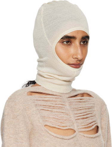 Hatt Rick Owens Rick Owens Concordians Skull Balaclava Vit | RP02E4478 M, 1