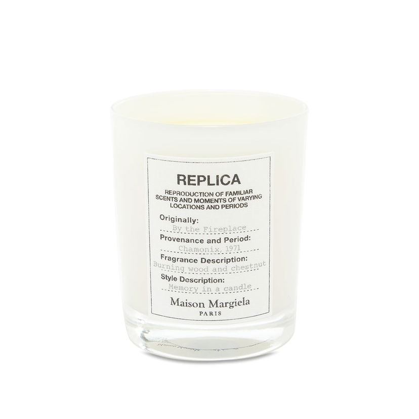 Ljus Maison Margiela Replica By The Fireplace Candle in 165g Vit | MMMCAN03