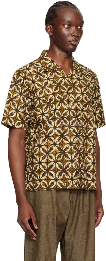 Skjorta Universal Works Universal Works Camp Shirt Brun | P3058, 1