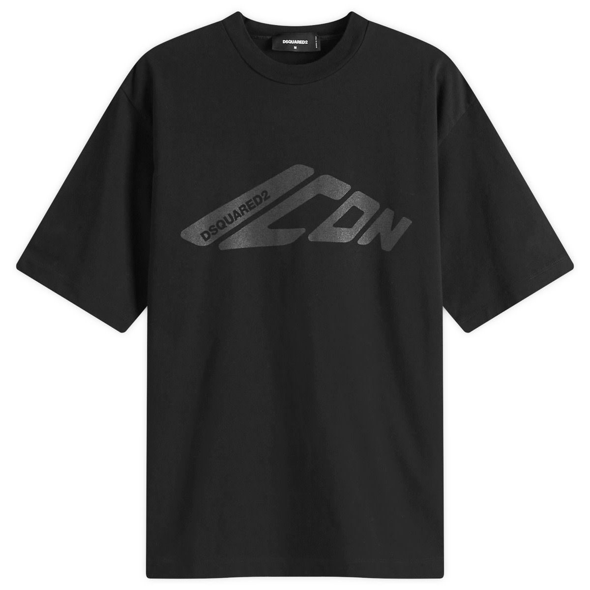 T-shirt DSQUARED2 ICON Loose Fit T-Shirt, Size Large Svart | S79GC0107-S24583-900, 1