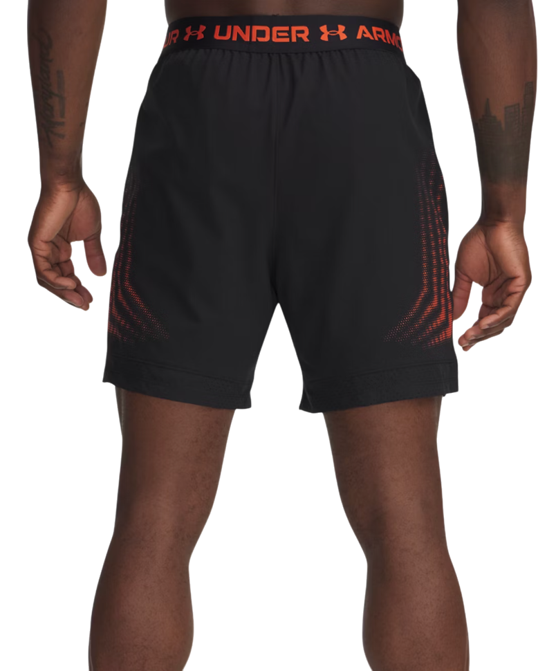 Shorts Under Armour Vanish Woven 6in Graphic Running Shorts Svart | 1390054-002, 1