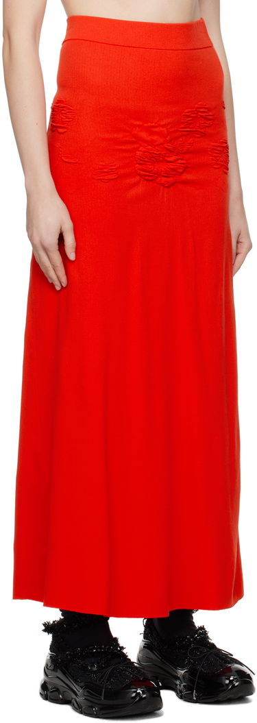 Kjol Cecilie Bahnsen Cecilie Bahnsen Villa Midi Skirt Röd | 1.24KNI56004 VILLA SKIRT, 1