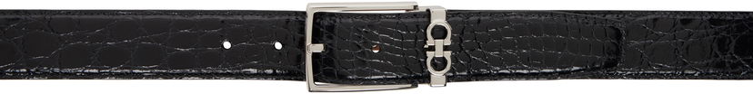 Bälten FERRAGAMO Adjustable Gancini Belt Svart | 754189