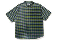Mini Ape Head Check Loose Fit S/S Shirt
