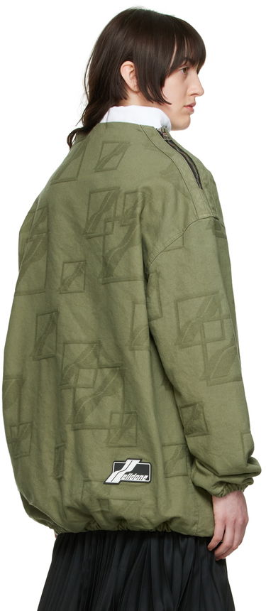 Sweater We11done We11done Denim Mock Neck Blouse Grön | WD-BL1-22-114-U-KK, 2