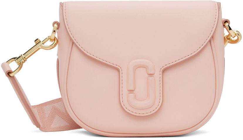 Axelväska Marc Jacobs Marc Jacobs 'The J Marc' Small Saddle Bag Rosa | 2S3HMS003H03