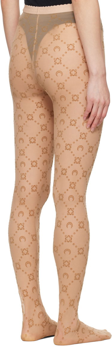Strumpor Marine Serre Recycled Mesh Flock Tights Grå | WUW034A CJER0005, 2