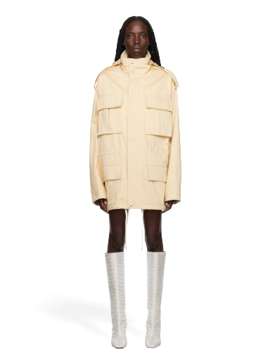 Jacka AMI Patched Pockets Jacket Beige | HJK304.CO0009