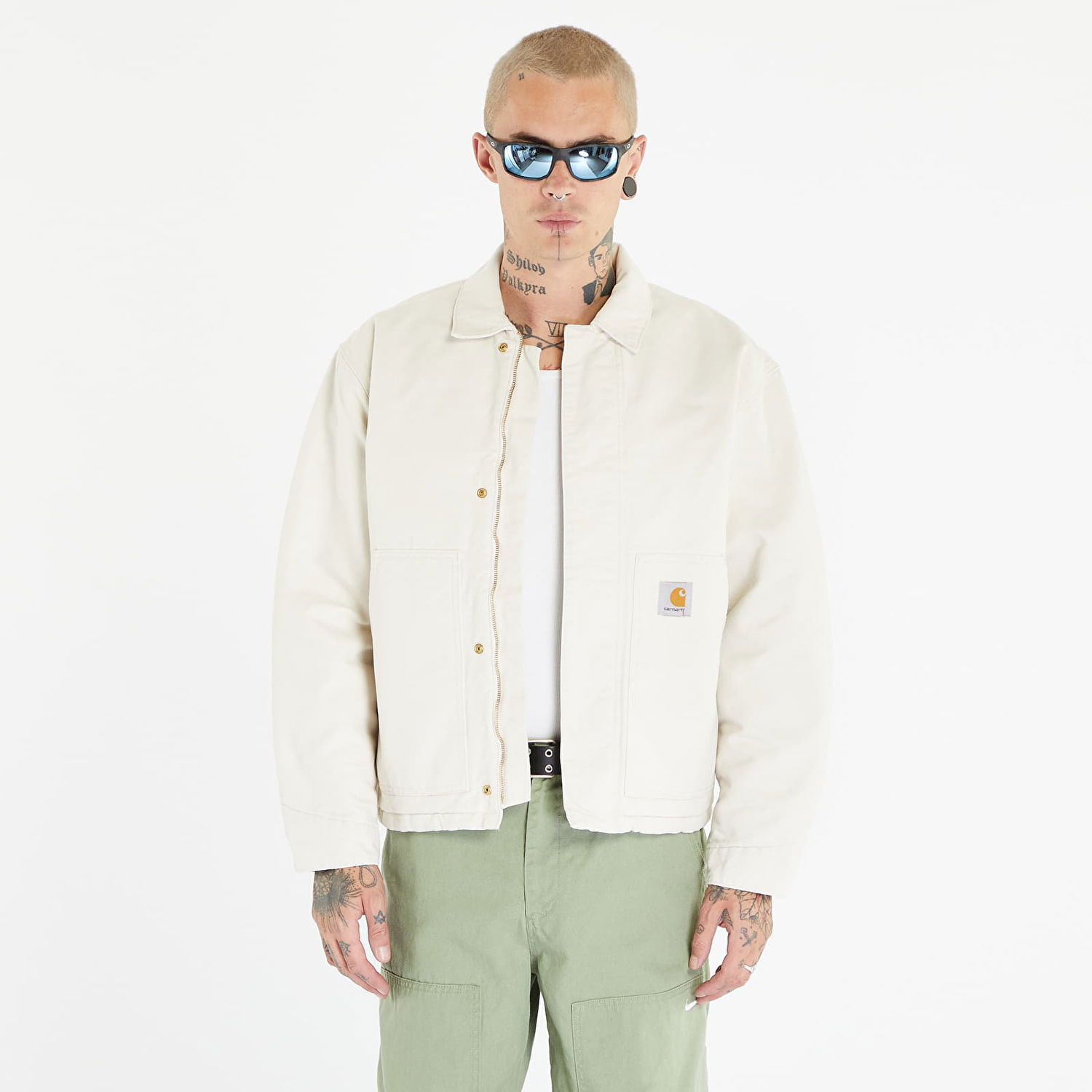 Jacka Carhartt WIP winter OG Arcan Vit | I032234.1NG3K, 0