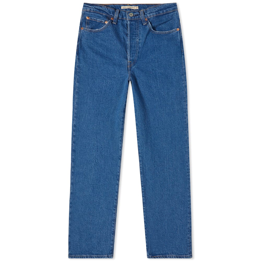 Jeans Levi's Ribcage Straight Ankle Jeans Blå | 72693-0117, 0