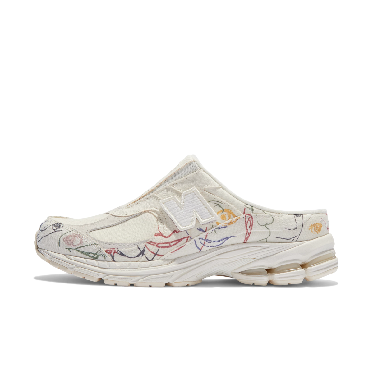 Sneakers och skor New Balance Bryant Giles x 2002 Mule "Angora" Vit | M2002RM1, 0