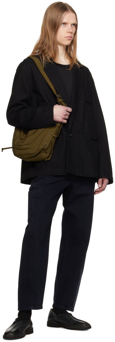 Rockar LEMAIRE Double-Breasted Blazer Svart | JA1038 LD1004, 3