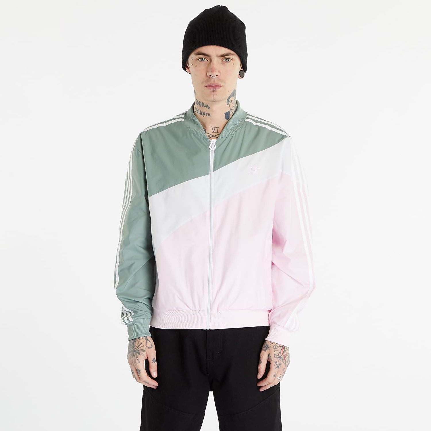 Jacka adidas Originals Swirl Woven Track Jacket Rosa | IC5552, 0