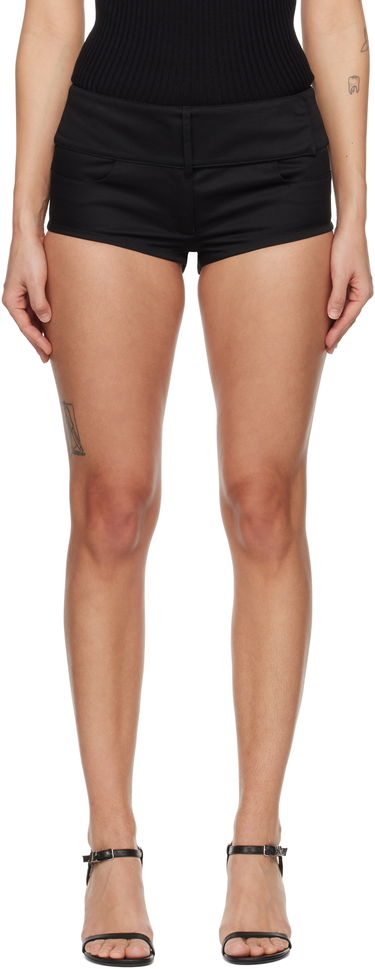 Shorts Courrèges Courrèges Belted Mini Shorts Svart | 125CSH048PL0178, 0