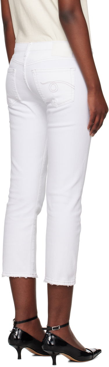 Jeans R13 R13 Boy Straight Cropped Jeans Vit | R13W0091-895A, 2