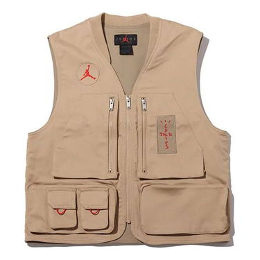 Väst Jordan Jordan x Travis Scott Utility Vest Beige | CW3170-201, 0