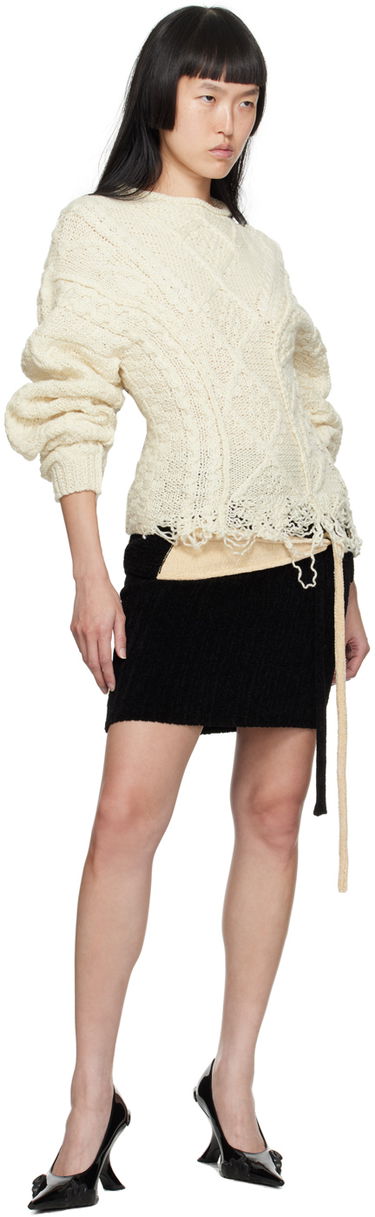 Kjol Ottolinger Ottolinger Self-Tie Miniskirt Svart | 707202, 3