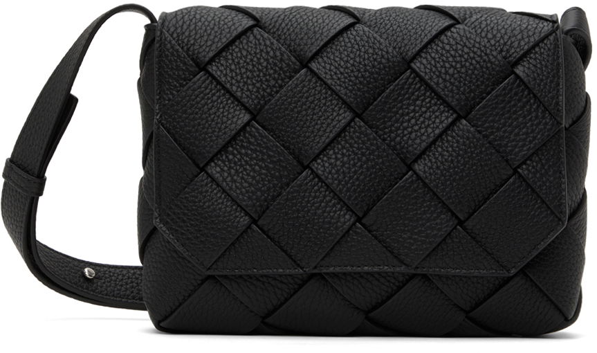 Axelväska Bottega Veneta Bottega Veneta Diago Woven Crossbody Bag Svart | 795637-V4FV1-8803, 0